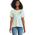 thumbnail image 1 of Disney Women's Stitch Tie Dye Tee, 1 of 2