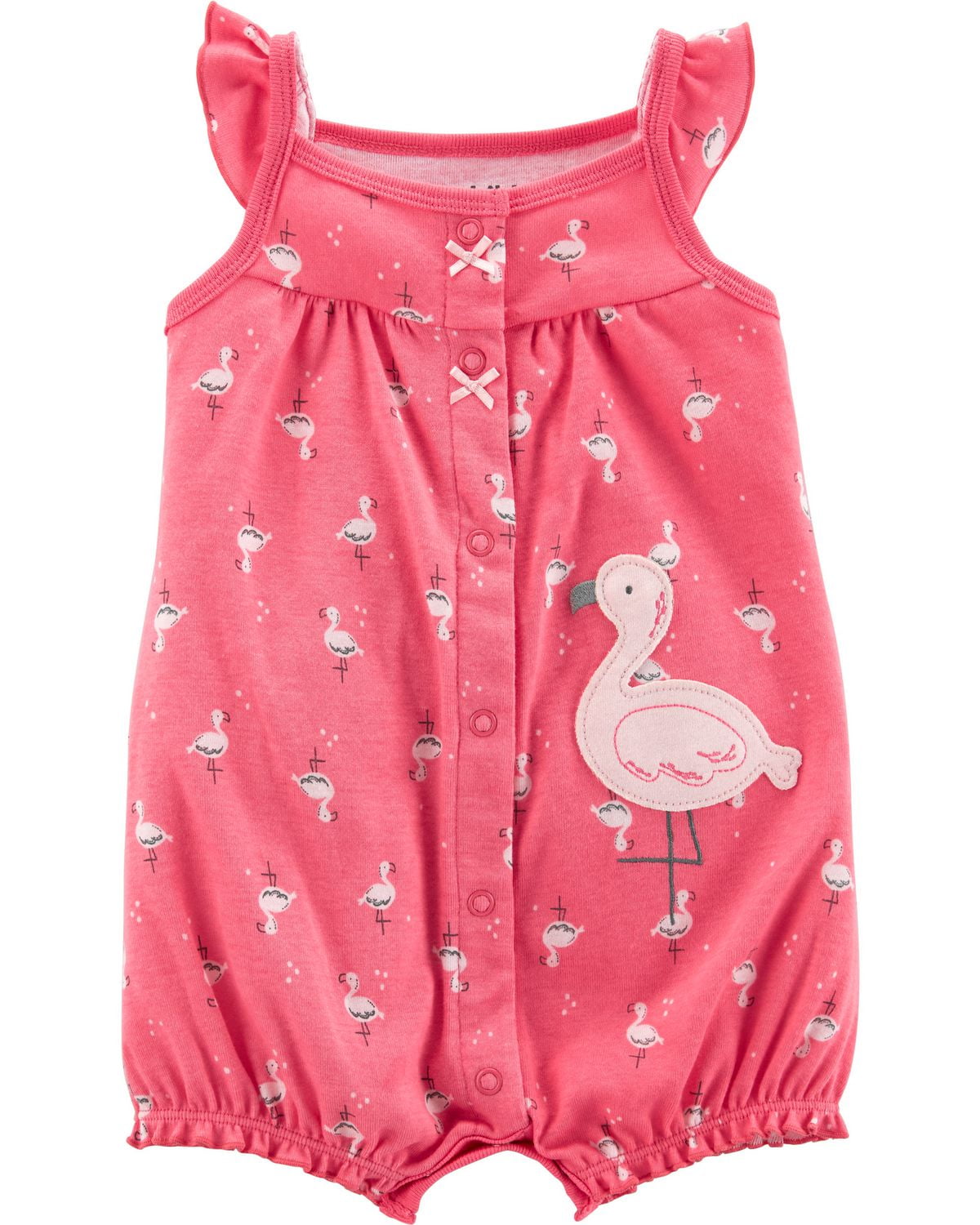 carter's flamingo romper