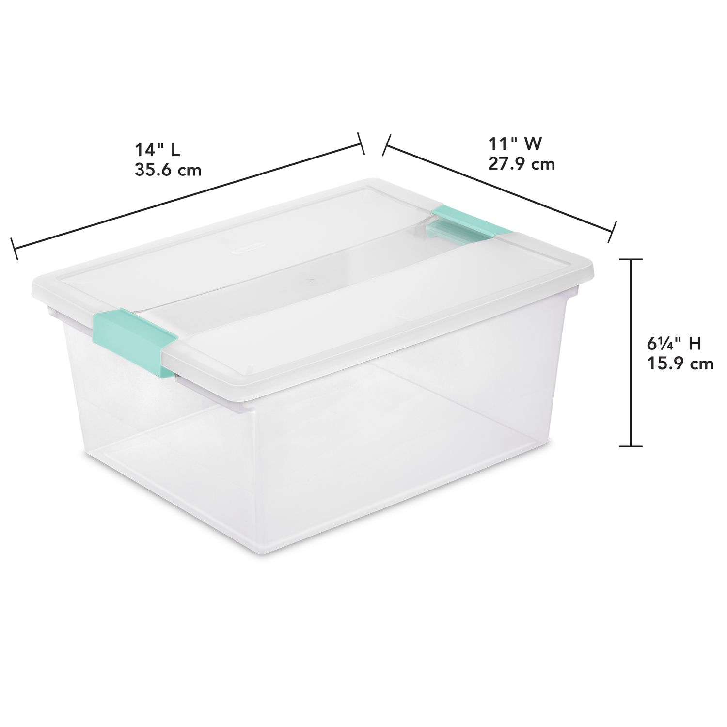 Sterilite Large Clear Flip Top Storage Box & Reviews - Wayfair Canada