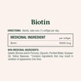 thumbnail image 2 of NATURE'S BOUNTY Biotin, Ultra Strength, 10,000 mcg, Promotes Hair Growth, Thicker Healthier Nails, Stronger Thicker Hair & Healthier Skin, Helps Maintain the Body's Ability to Metabolize Nutrients, Value Size, Softgels 150.0 count, 2 of 6