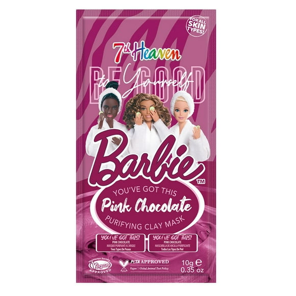 7th Heaven Barbie Masque à l’Argile Chocolat Rose 10mL Purifiant