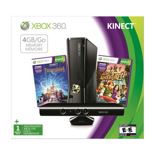 🎮 Xbox 360 avec 10 jeux au choix, capteur Kinect, manette sans fil - Xbox