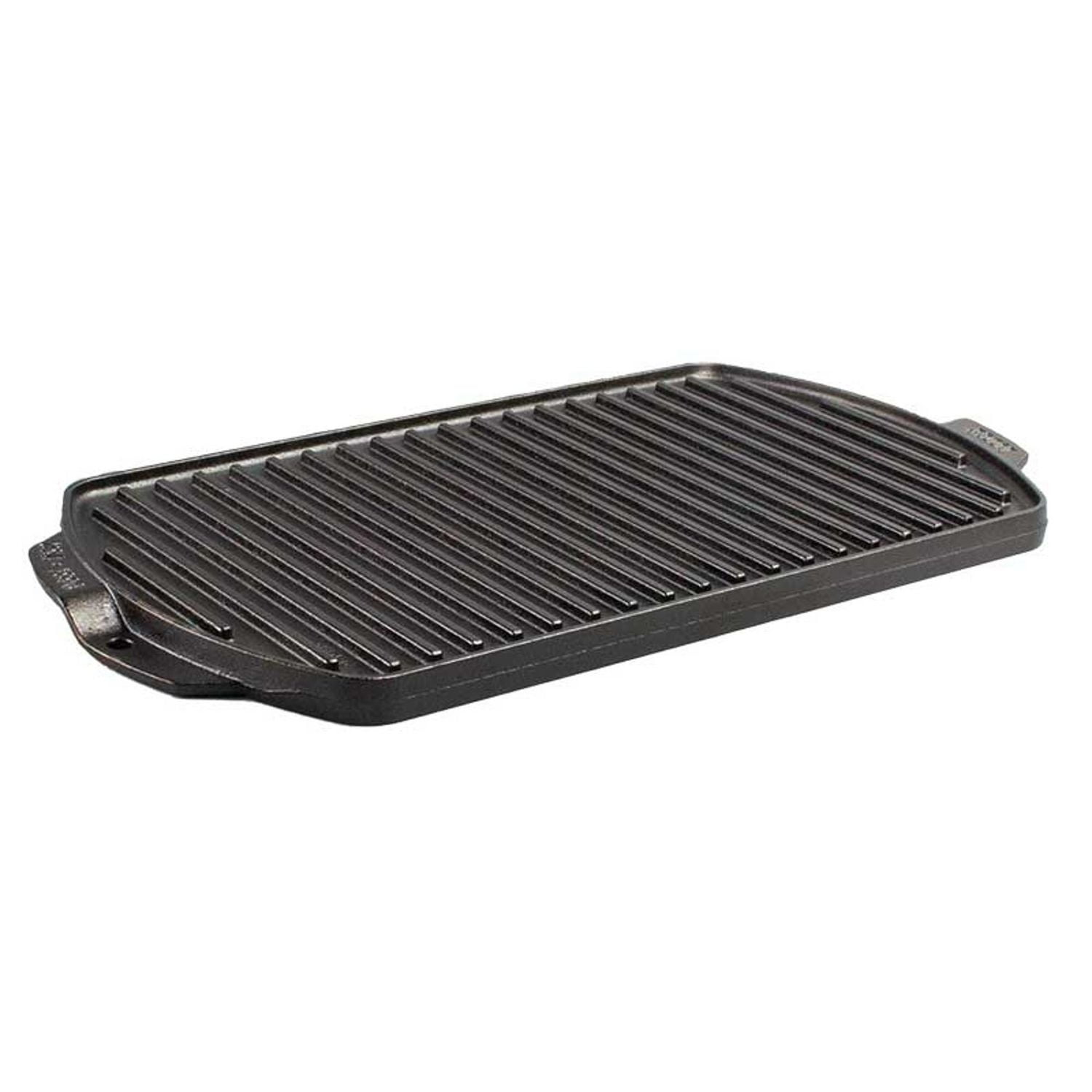 Prosource professional heavy duty reversible outlet double burner cast iron grill griddle