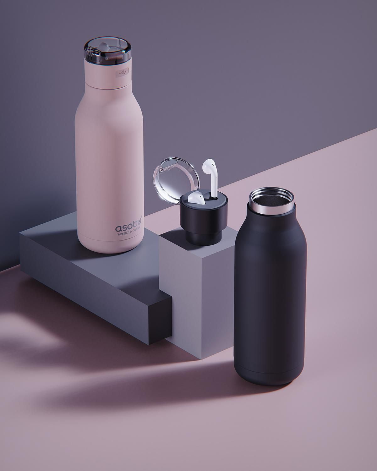 Asobu H2 Audio Bottle