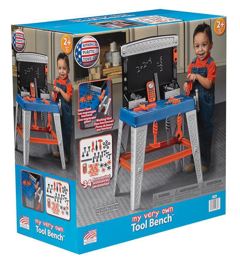 american plastic toys tool bench