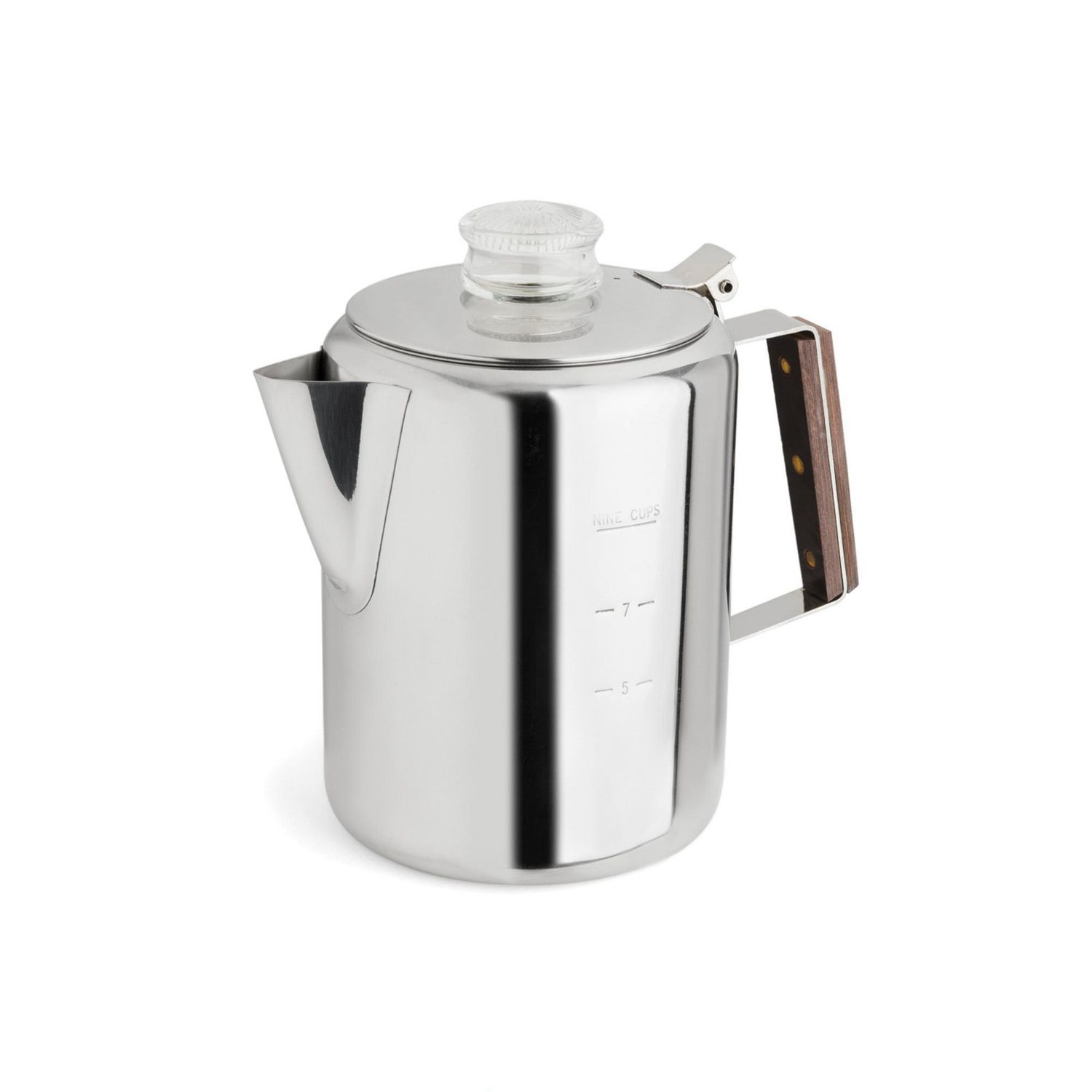 TOPS, 9Cup Rapid Brew Stainless Steel Stovetop Coffee Percolator