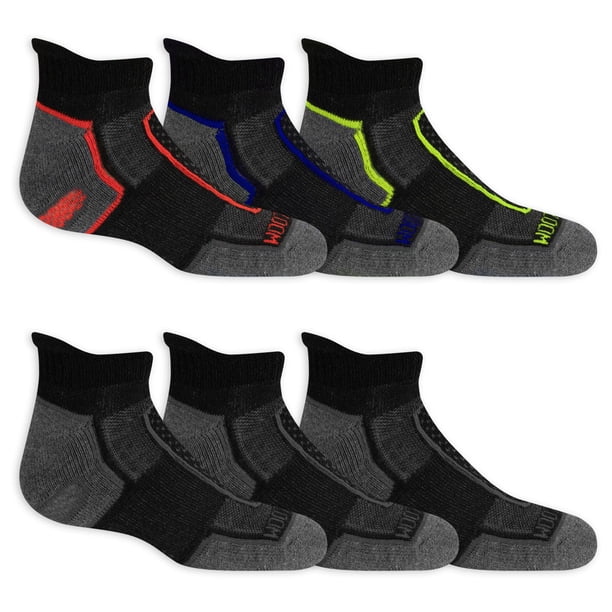Fruit of the Loom Boy's 6 Pack Low Cut Socks - Walmart.ca