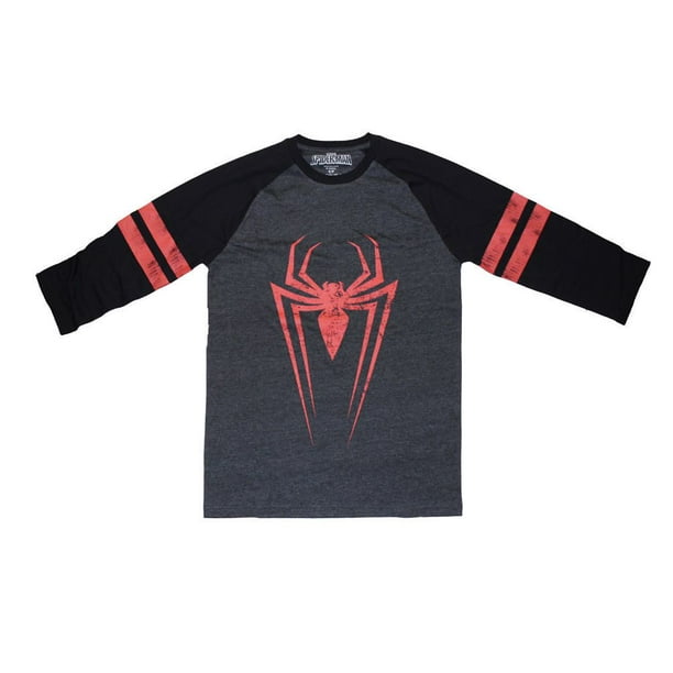 T-shirt à manches raglan Spider Man pour hommes