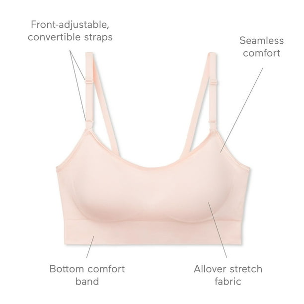 Warner's Women's Easy Does It® Dig-Free Comfort Band Wireless Lightly Lined  Convertible Comfort Bra RM0911E, Wireless lightly lined convertible comfort  bra 