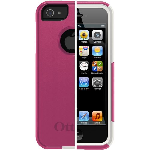 Étui OtterBox de la série Commuter pour iPhone 5/5S, rose et blanc