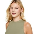 thumbnail image 4 of No Boundaries Women's Rib Tank Top, 4 of 6