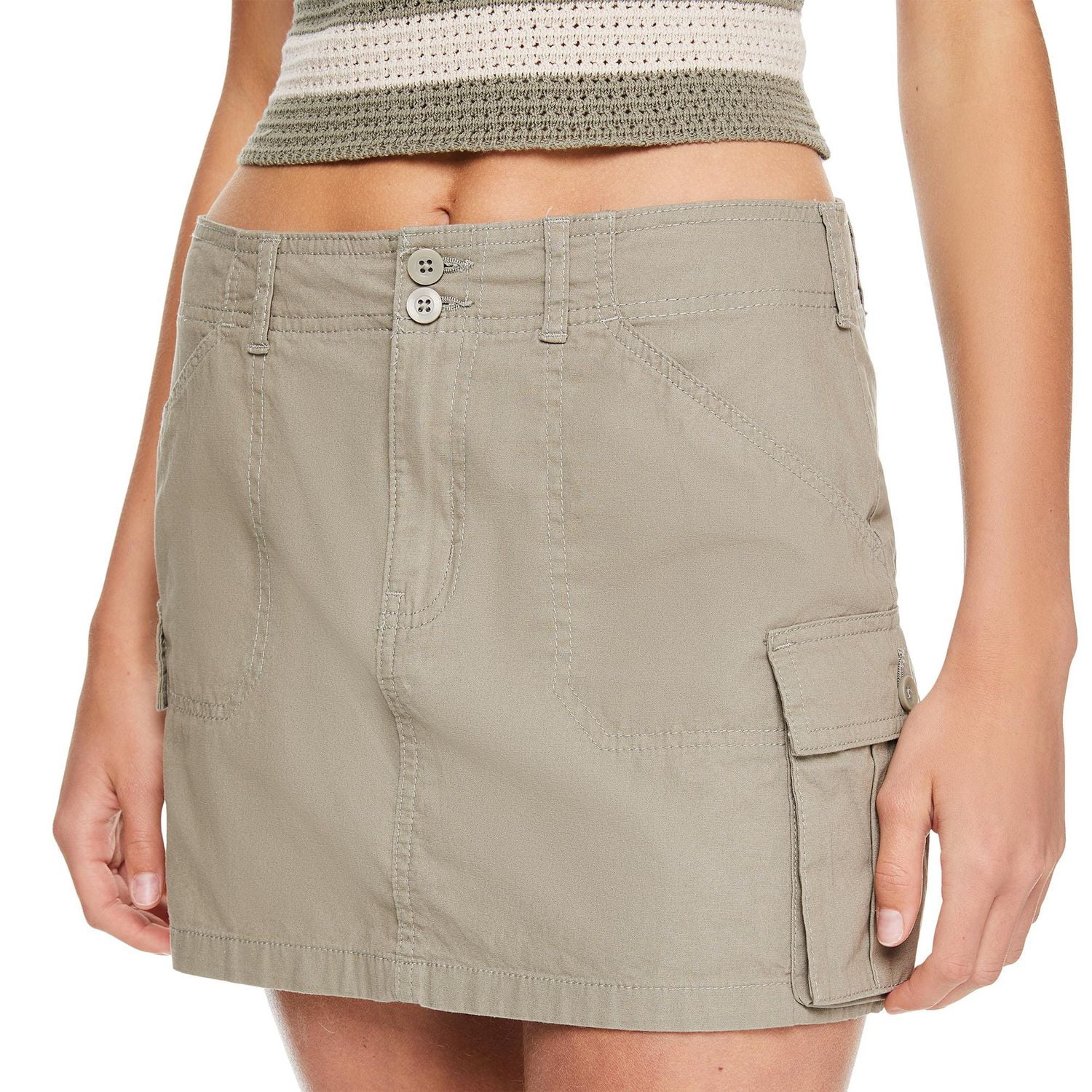 No Boundaries Women's Cargo Skirt