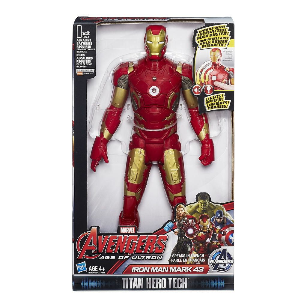 Hasbro Marvel Avengers Age of Ultron Titan Hero Tech Iron Man Mark