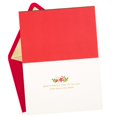 thumbnail image 2 of Hallmark Signature Christmas Card (Floral Merry Christmas), 2 of 6