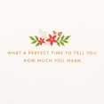 thumbnail image 3 of Hallmark Signature Christmas Card (Floral Merry Christmas), 3 of 6