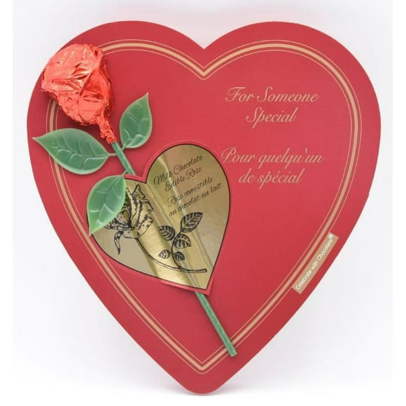 Elmer's Chocolate Rose Heart Chocolates Box