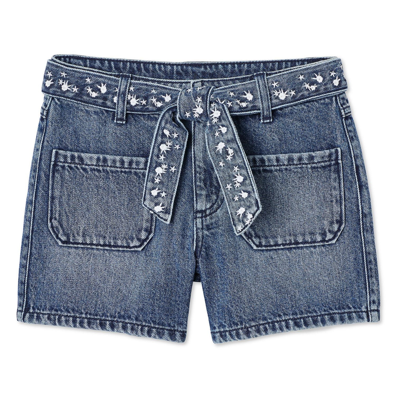George Girls' Belted Denim Short