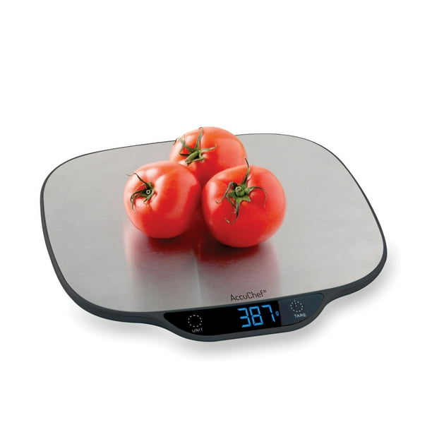AccuChef balance de cuisine numérique haute capacité, 33 lb (15 kg), Wide  Platform, modèle 2345 Haute Capacité 