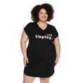 thumbnail image 1 of George Women's Plus V-Neckline Nightshirt, 1 of 6