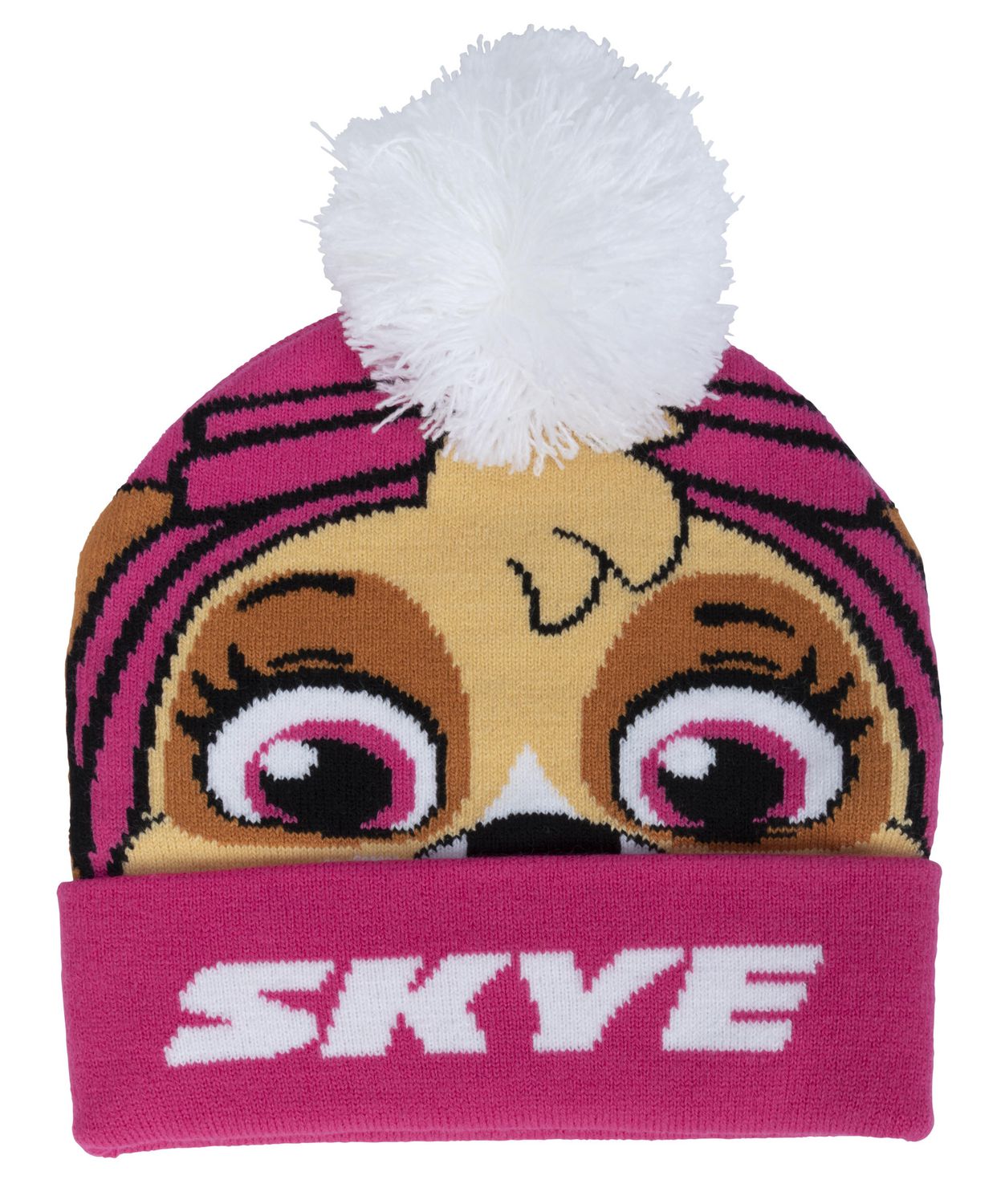 Pink Skye from Paw Patrol Wearing Hat in Snow Globe · Creative Fabrica