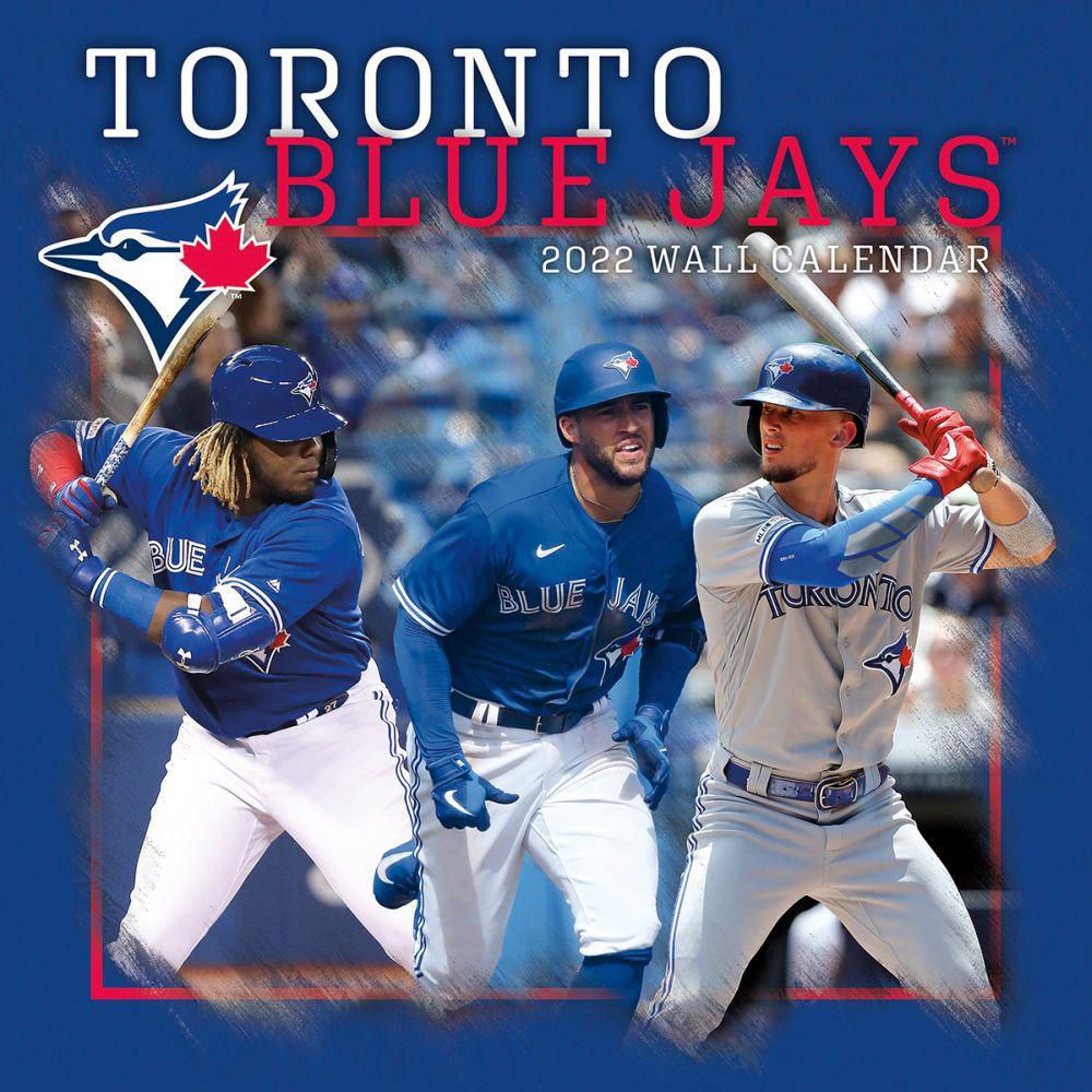 BrownTrout Publishers Toronto Blue Jays 2022 12 x 12 Inch Monthly