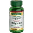 thumbnail image 1 of Nature's Bounty Mélatonine, Puissance Maximale, 10&nbsp;Mg,  Réinitialise Le Cycle De Sommeil Du Corps Et Améliore La Qualité Du Sommeil, Prévient Les Effets Du Décalage Horaire, 1 of 6