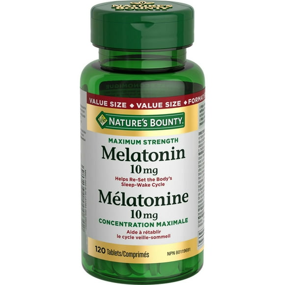 Melatonin 10 mg Value Size, 120 Tablets