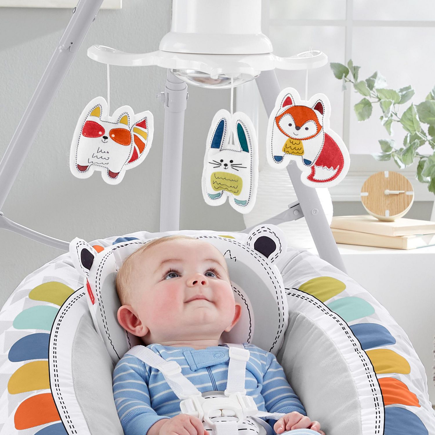 Fisher Price 2 in 1 Deluxe Cradle n Swing Happy Hedgie Soothing baby swing moves side to side like a cradle and swings head to toe Walmart