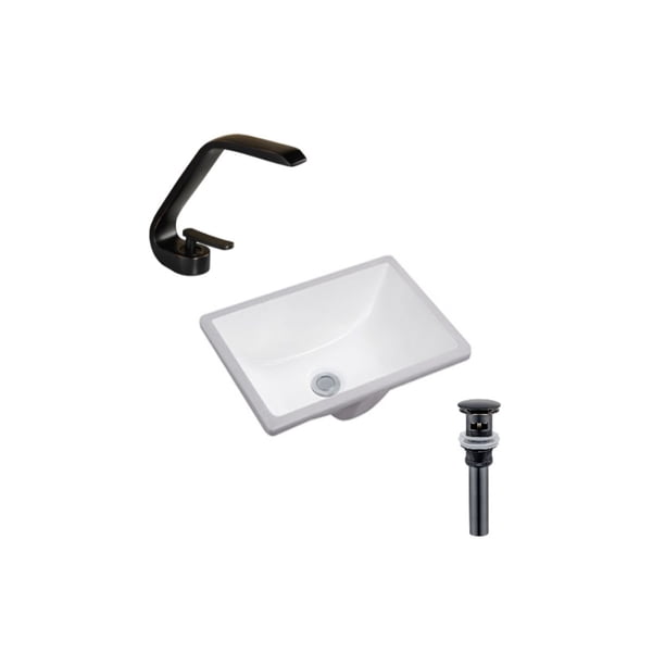 DROP Bath and Kitchen DR091102 Undermount Bathroom Sink Set - Walmart.ca