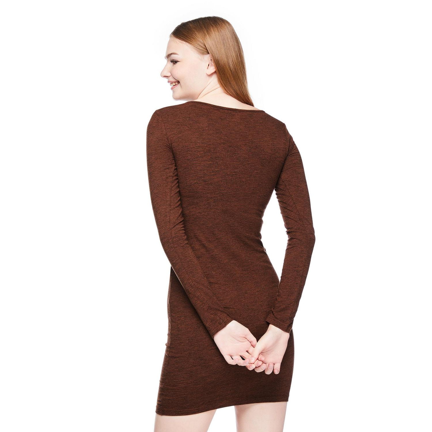 No Boundaries Women's Long Sleeve Dress