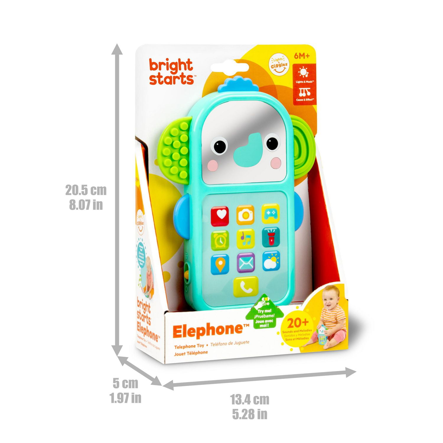 Bright Starts Elephone Telephone Toy