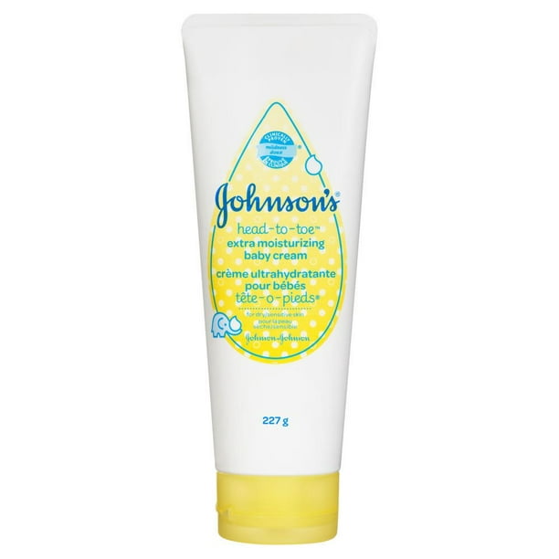 Johnson's Tete-O-Pieds Crème ultrahydratante pour bébés, 227 g