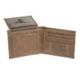 thumbnail image 3 of Genuine Dickies Men's Passcase Tan Leather Wallet, 3 of 3