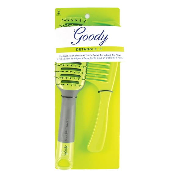 Goody Detangle It Vent and Comb 2ct, Vent Brush and Comb