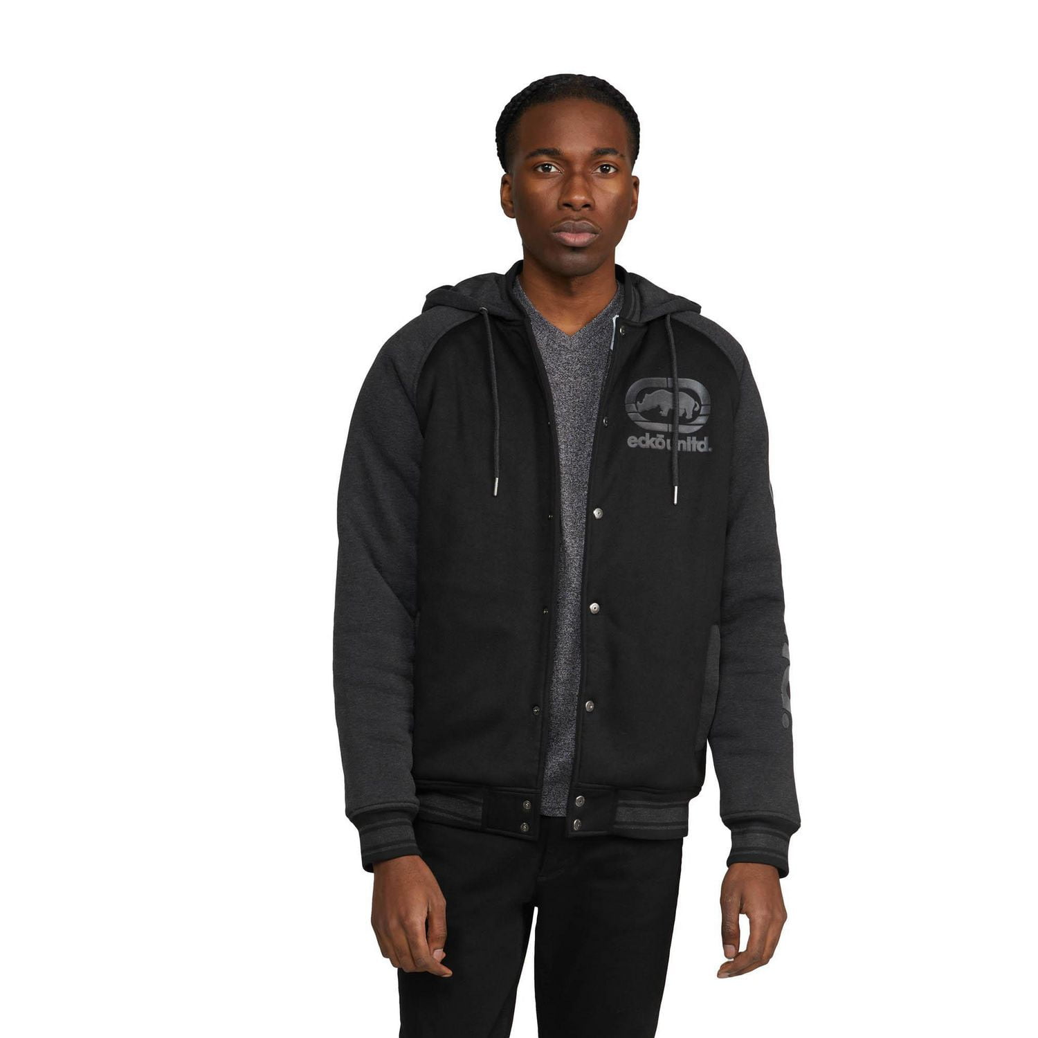 Ecko Unltd. Men’s Marled Up Varsity Jacket