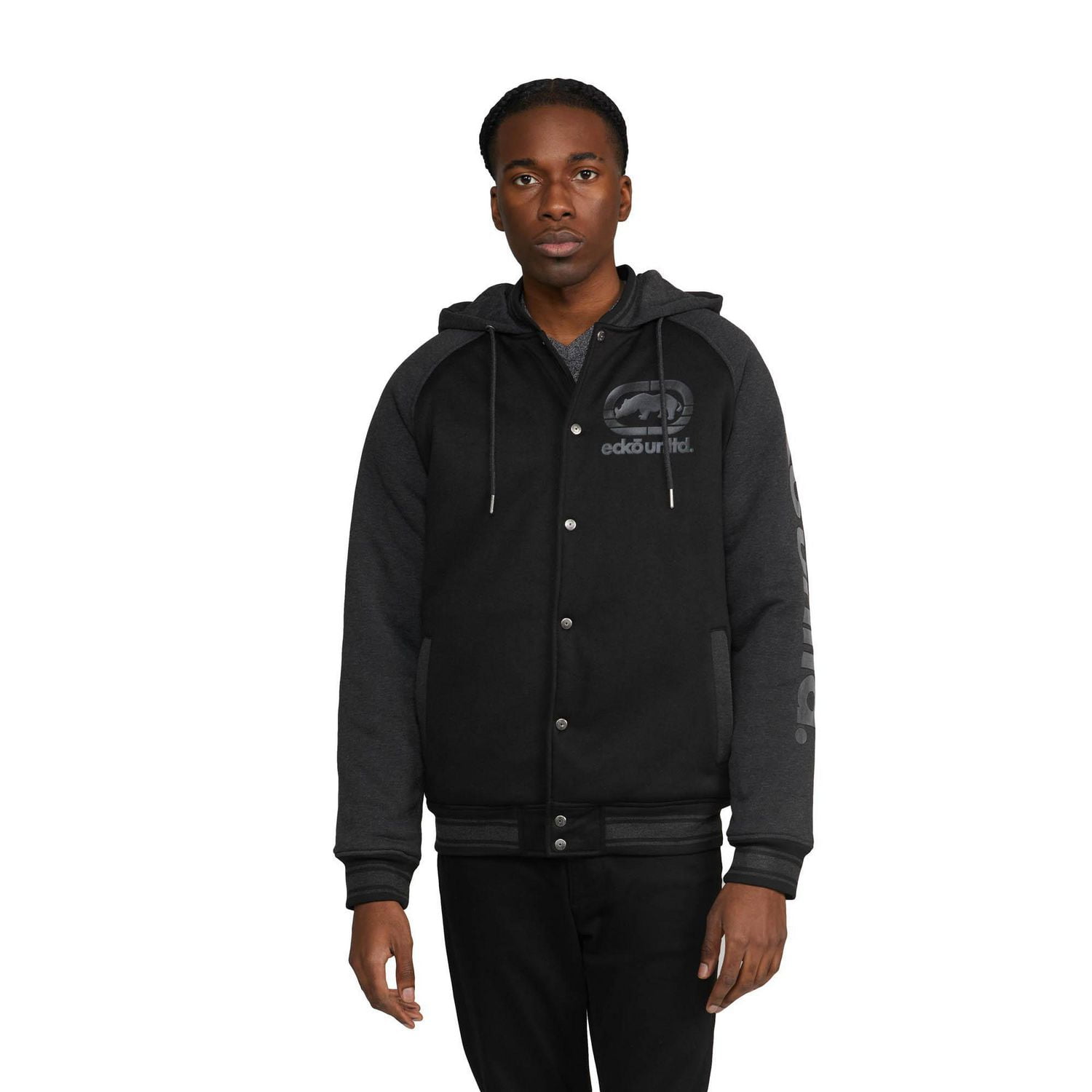 Ecko Unltd. Men’s Marled Up Varsity Jacket