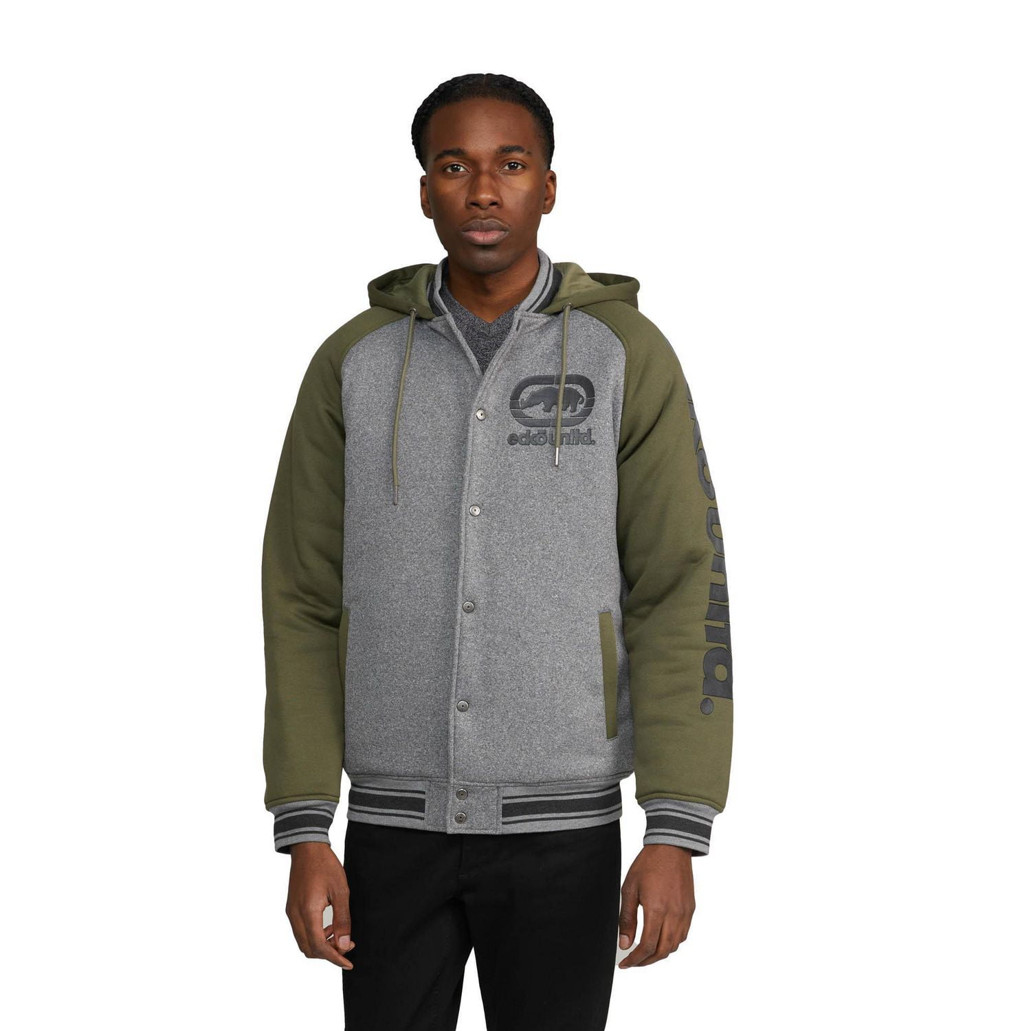 Ecko Unltd. Men’s Marled Up Varsity Jacket