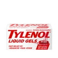 thumbnail image 1 of Tylenol Regular Strength Pain Relief Acetaminophen 325mg Liquid Gels, 32 Capsules, 1 of 8