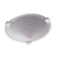 thumbnail image 1 of Spiral 1-Light White Round Flush Mount, 1 of 1