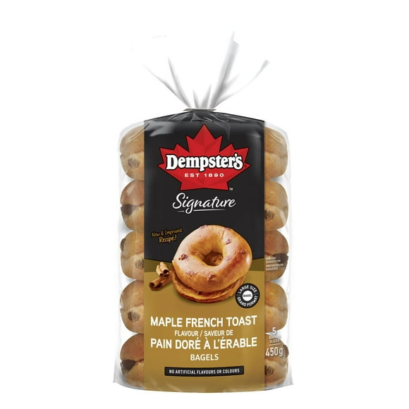 Dempster’s® Signature Maple French Toast Bagels, Pack of 5