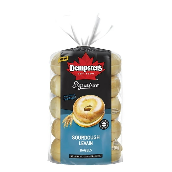 Dempster’s® Signature Sourdough Bagels, Pack of 5