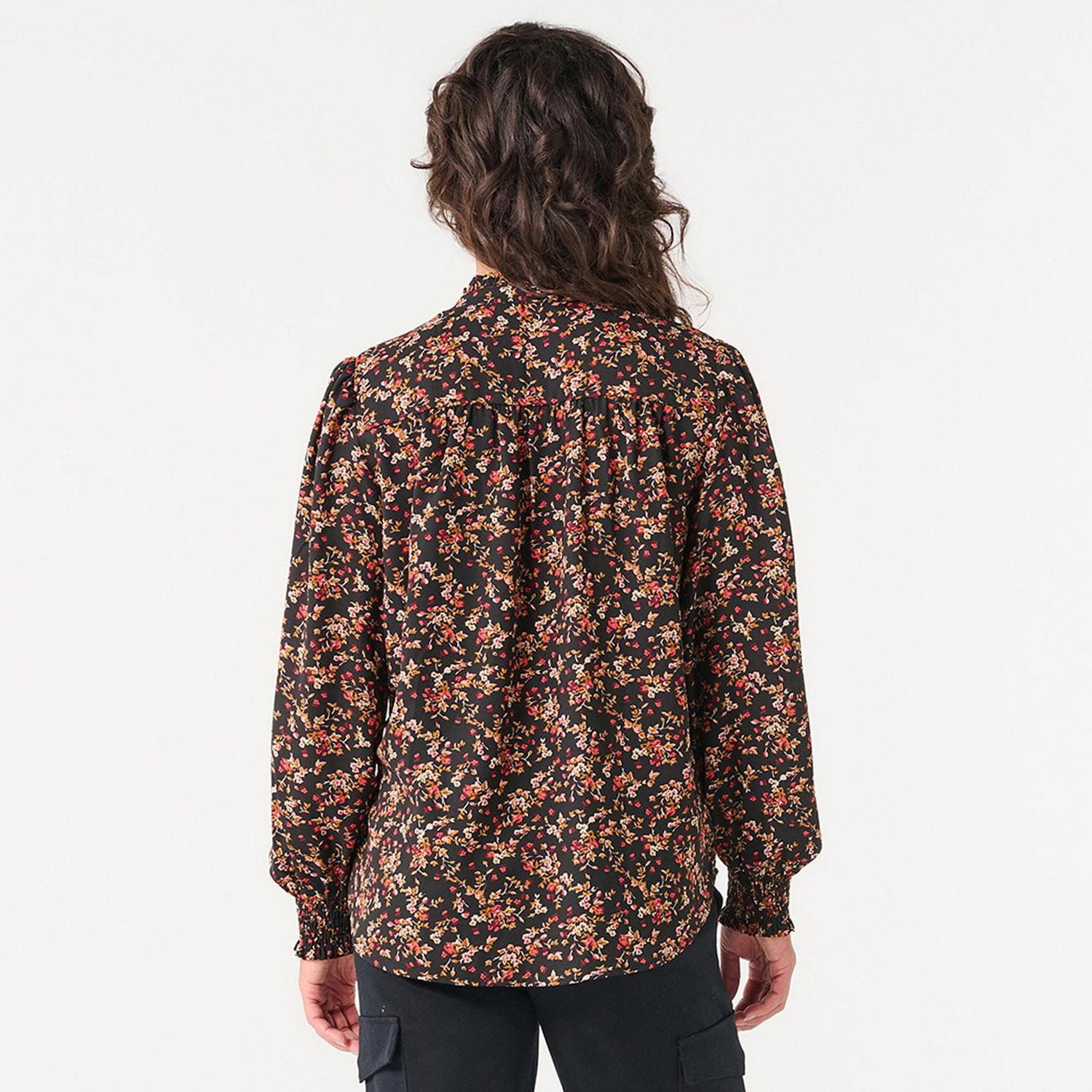 DV V-NECK BLOUSE