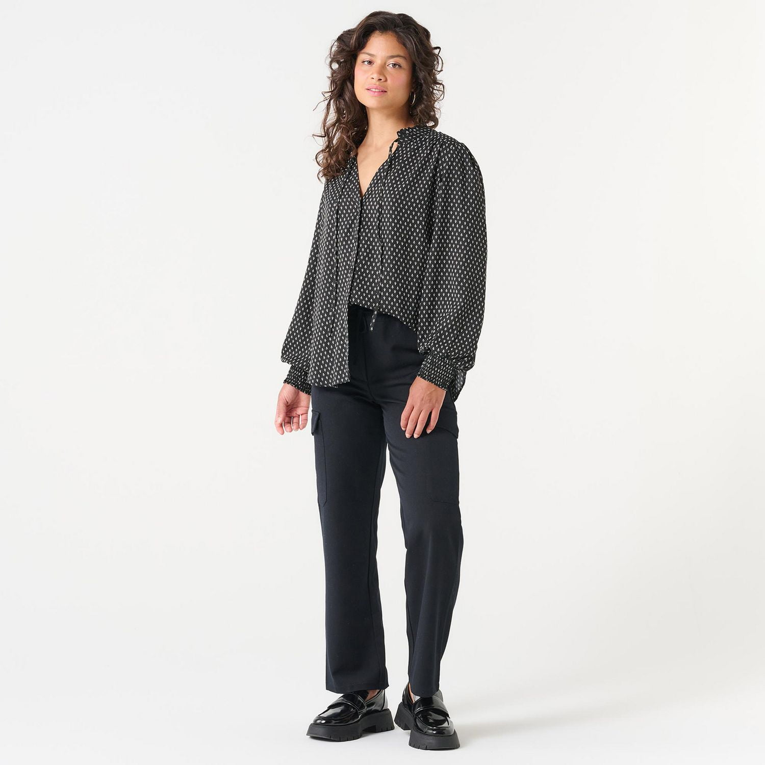 DV Chemisier à col en V