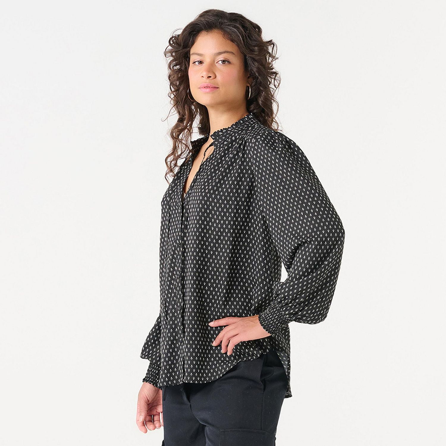 DV Chemisier à col en V