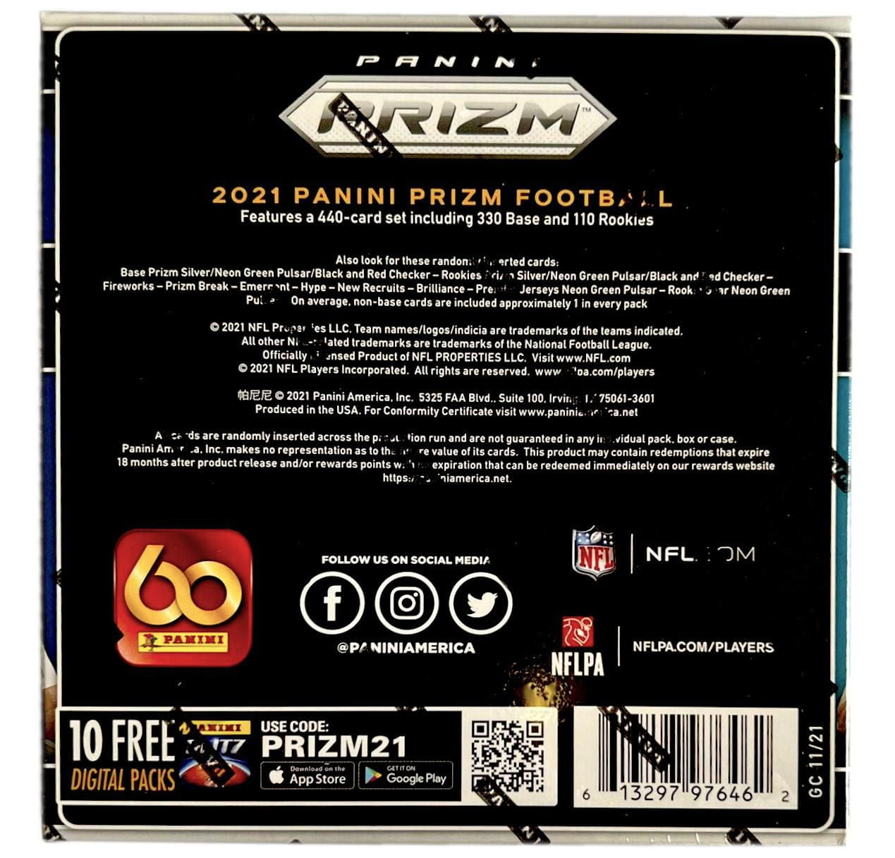 2021 Panini Prizm Football Mega Box