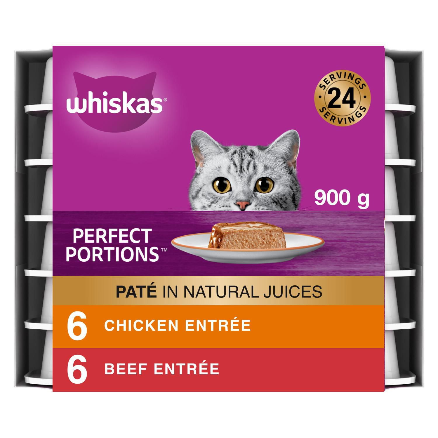 Whiskas Perfect Portions Meaty Selections Wet Cat Food 12x75g