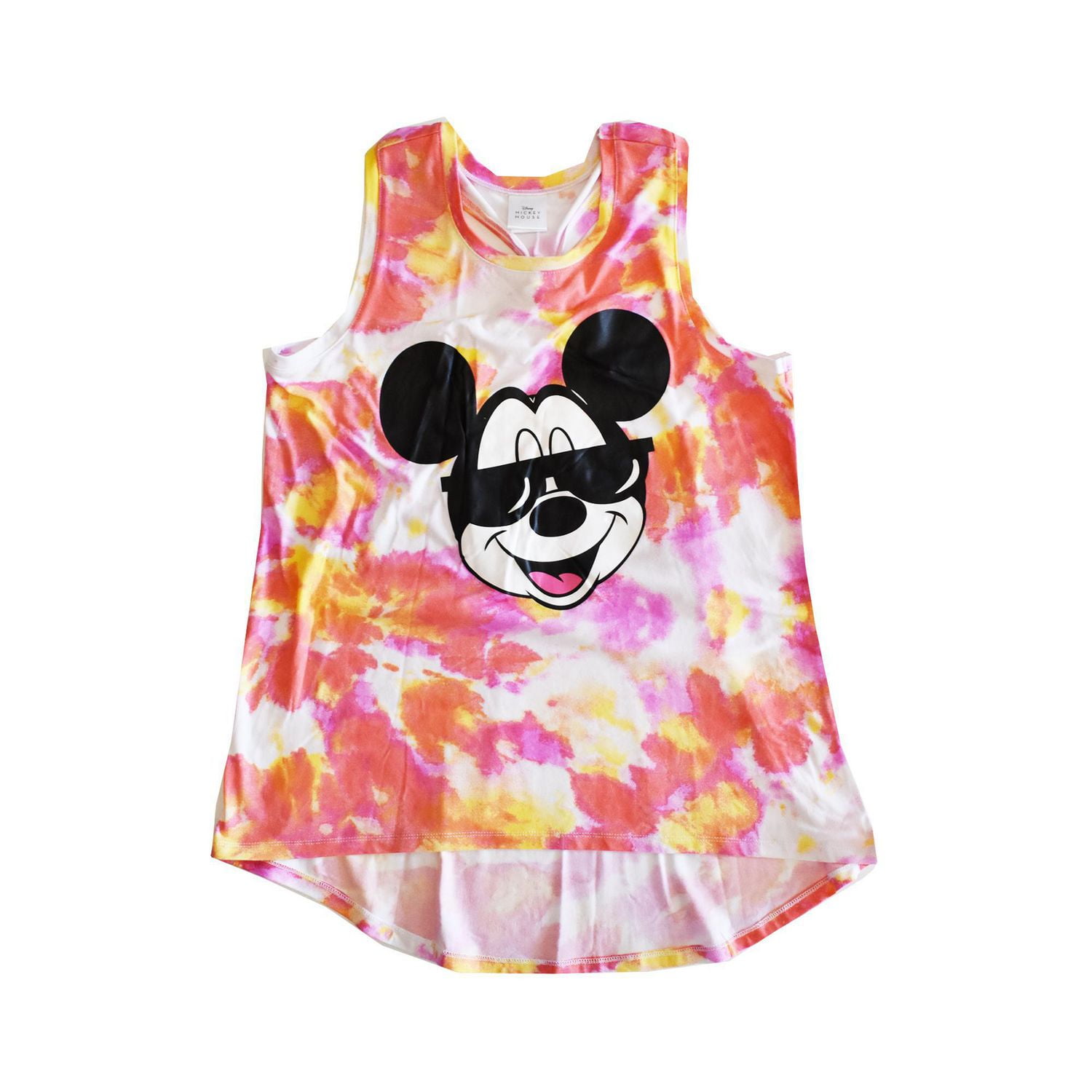 Ladies Disney Sunny Mickey High Low Fashion Tank Top