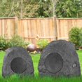 thumbnail image 3 of Innovative Technology Waterproof Rechargeable Bluetooth Rock Speakers, 3 of 3