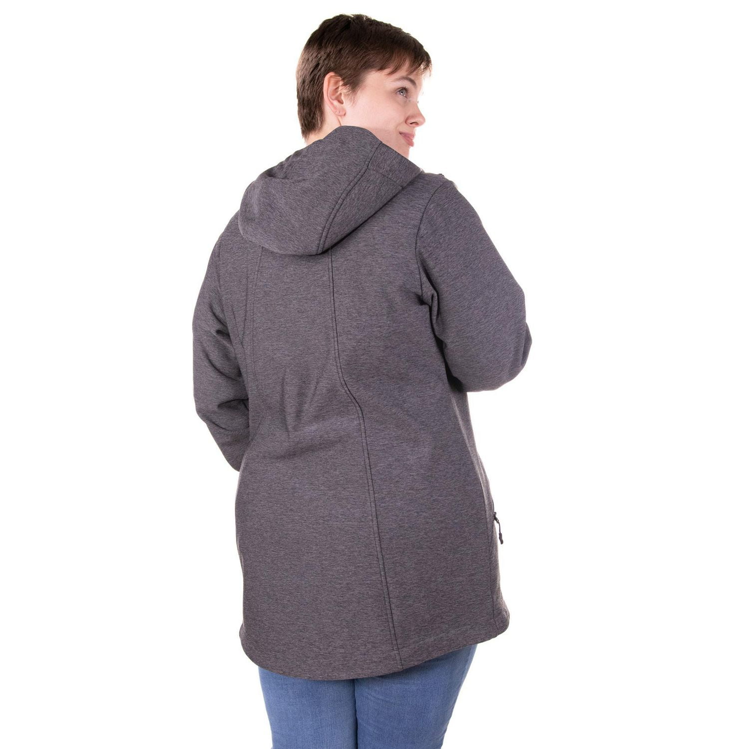 Veste à coquille souple extensible Swiss Tech taille plus pour femmes