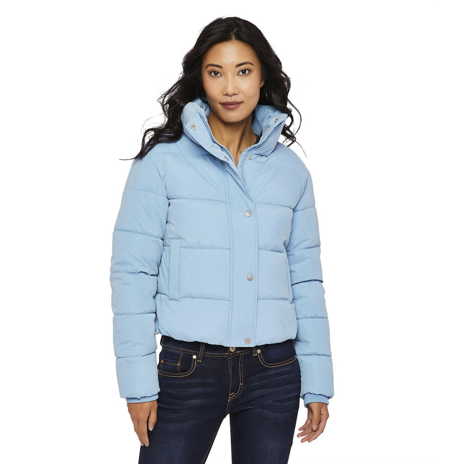 walmart puffer jacket women's